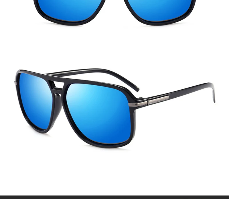 Yoovos поляризованные высококачественные мужские солнцезащитные очки, Ретро стиль квадратное зеркало для вождения солнцезащитные очки UV400 бренд Lunette De Soleil Homme
