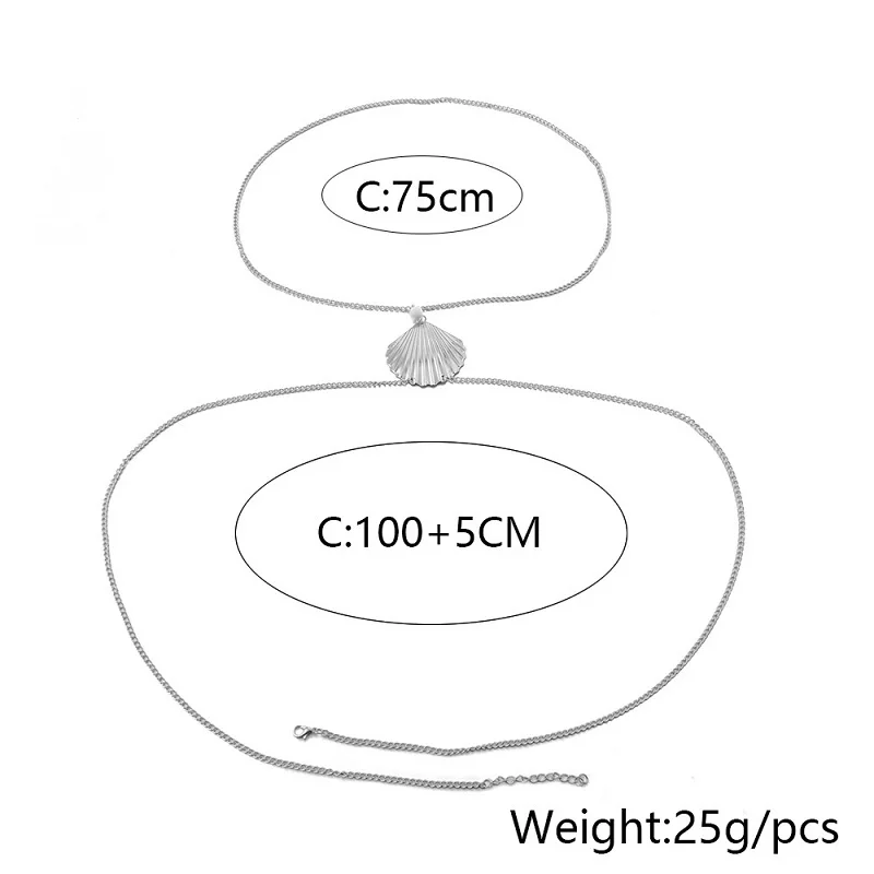 Золотые ремни для женщин металлические в форме ракушки эластичная цепочка