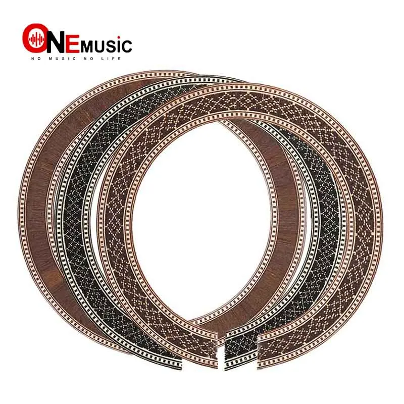 

Classic Guitar BassWood Soundhole Rosette Inlay Guitar Body Project Parts