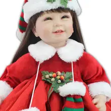 Силиконовые куклы reborn baby, Спящая Детская кукла ручной работы, реалистичный Рождественский подарок для девочек, brinquedos Для детей