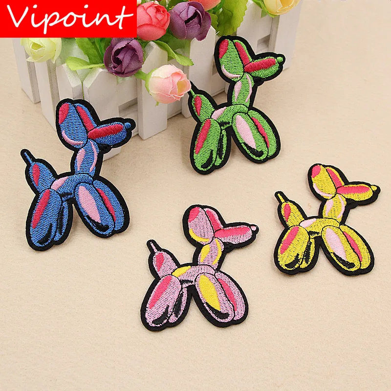 

VIPOINT embroidery dogs patches animal cartoon patches badges applique patches for clothing XW-45