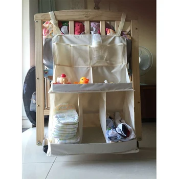 

Multi-functional Baby Safe Sleeping Baby Bed Bumpers Soft Baby Cot Bed Hanging Storage Bag Baby Organizer