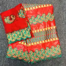 

Nigerian bazin Lace Fabric Hot Selling Design Bazin riche getzner dress material For Red Bazin Sets