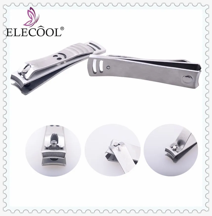 

ELECOOL Stainless Steel Nail Clipper Cutter Trimmer Manicure Scissors Pedicure Care Nail Scissors Nail Tools Cuticle Nippers