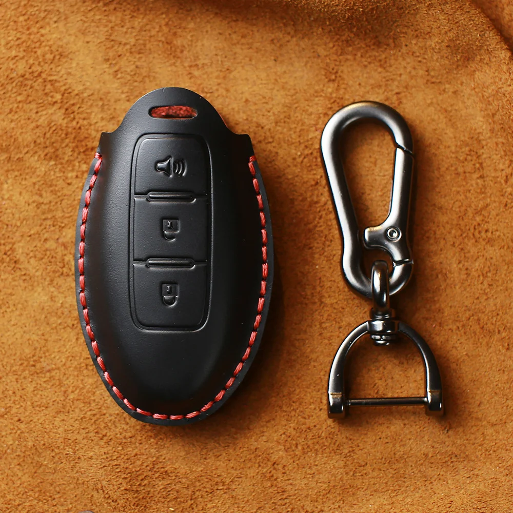 Чехол KEYYOU для автомобильного ключа из натуральной кожи чехол Nissan Motorola Livida X Trail T31
