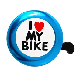 Велосипедный звонок-'Мне нравится мой Bike' рожок для велосипеда-громкий алюминиевый велосипедный звонок мини велосипед аксессуары для