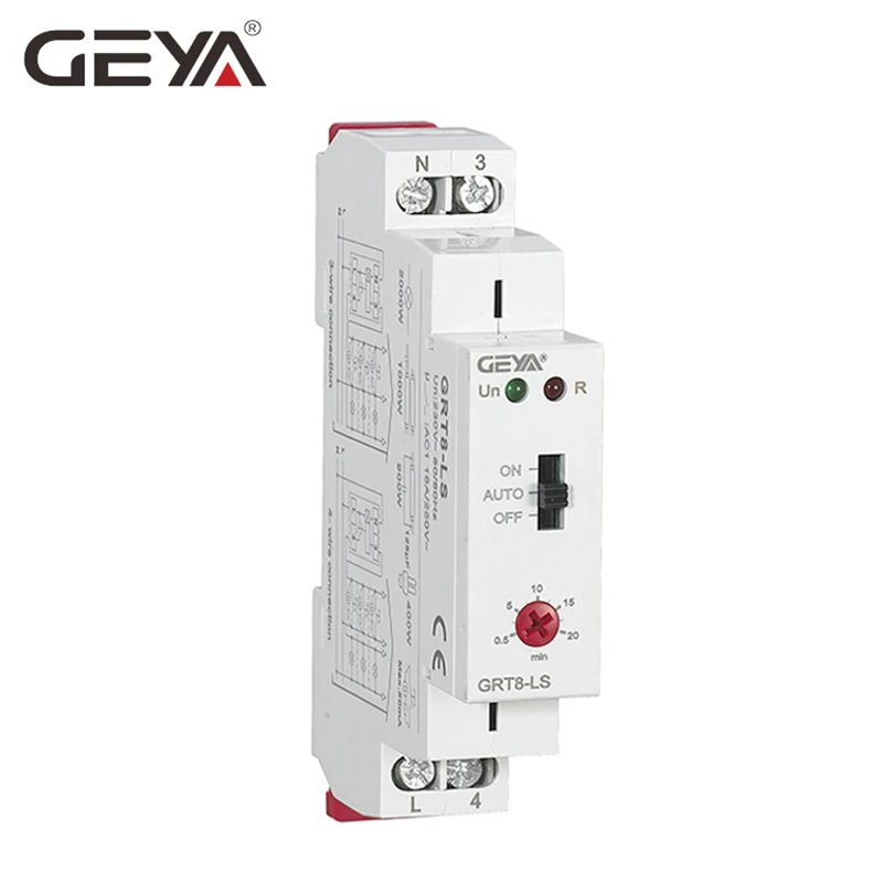 GEYA Staircase Switch Automatic Delay off Light Switch AC230V Relay 16A