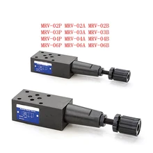 MRV-03A MRV-03P MRV-03B Давление многослойный обратный клапан гидравлического модульного клапаны сброса MRV03 MRV-03
