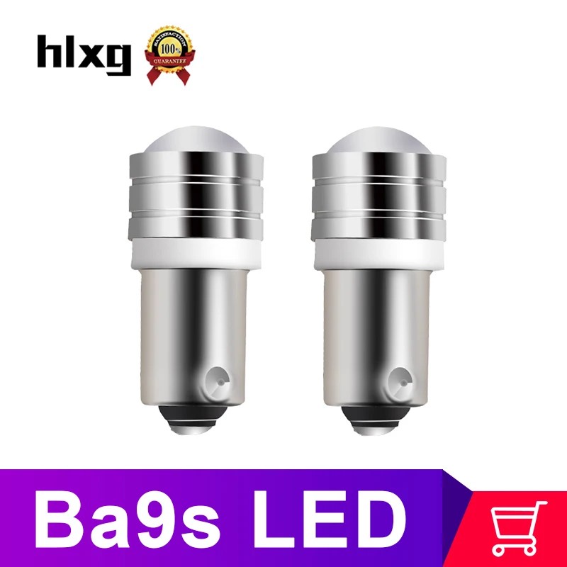 Hlxg 2 шт. T4W H5W BA9S led белый свет 6000 K авто лампа для чтения в помещении лампочки резерв