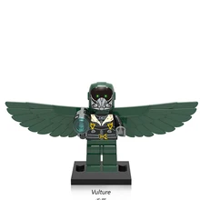 Single Sale XH676 Vulture DIY Blocks Supervillains Super Heroes Spider Man Series Building Blocks Baby Toys