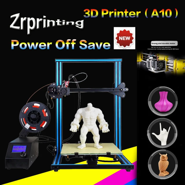 Special Price A10 3D Printer DIY LCD Screen with Heated Print Bed 3D Drucker large printing size 300*300*400mm Special Price A10 3D Printer DIY LCD Screen with Heated Print Bed 3D Drucker large printing size 300*300*400mm