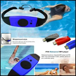 DN006 4G/8GB FM радио головная одежда Дайвинг Плавание Серфинг под водой спортивный музыкальный плеер Водонепроницаемый IPX8 mp3-плеер