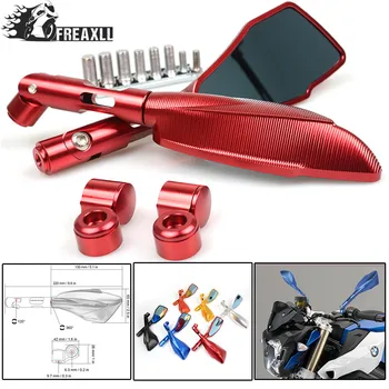 

Universal motorcycle Mirror Scooter Rearview Mirrors for Kawasaki ZX6R ZX7R ZX10R ZX14R NINJA650R Z800 Z1000 yamaha mt 09 07