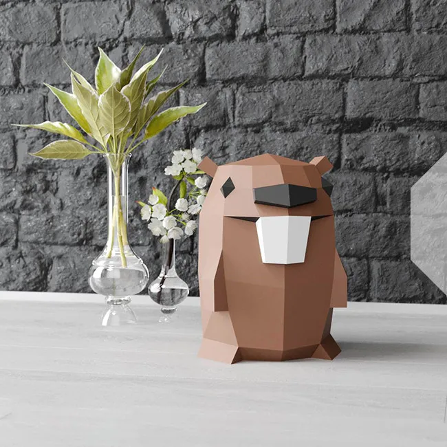 Marmot Бумага 3D DIY материал ручной творческий домашний декор реквизит#1161 ручная работа милые геометрические бумажные фигурки