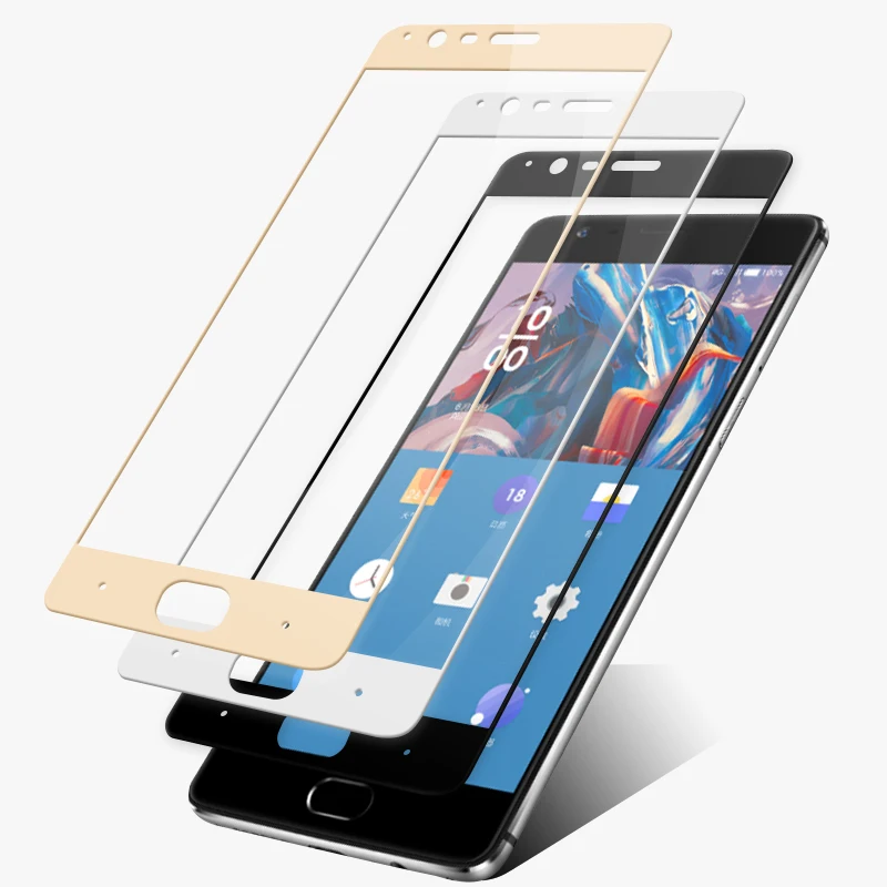 2 шт полное покрытие стекло Oneplus 5 Защита экрана закаленное A5000 для One plus Полное