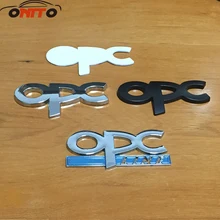 Автомобильный Стайлинг 1 шт. 3D металлическая OPC Автомобильная наклейка с эмблемой кузова автомобиля наклейка черный серебристый для opel Astra Antara Vectra Zafira Agila Meriva