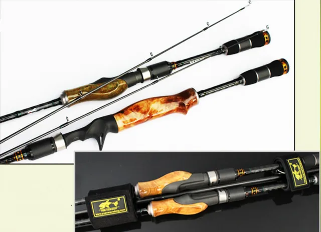 Best price at $149 Cheap Spinning Casting Lure Rod 1.98/2.1/2.4m Power M ML Wood Handle Super Hard Carbon Fishing Rod