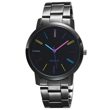

Luxury Men Women Stainless Steel Quartz Watch Colorful Casual Business Sport Watch Male Dress Watches