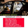 10Pcs Car Accessories LED Lamp Car Bulbs Interior Package Kit For 2003-2012 Honda Accord accessories Map Dome Door Plate Light ► Photo 2/6