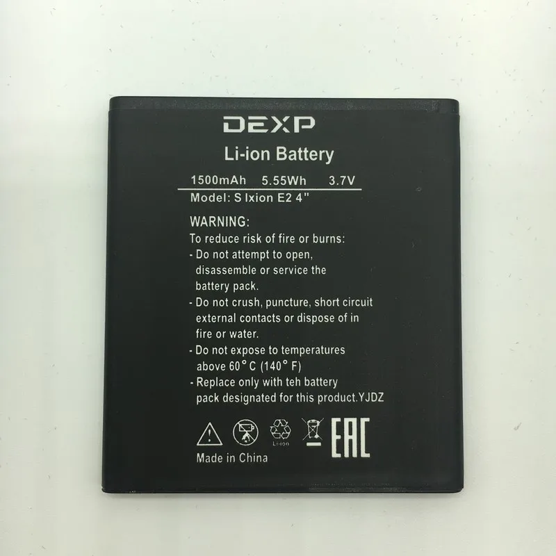 1500mAh battery For DEXP S Ixion E2 4&quot/E2 4 inch mobile phone Batteries + track code | Мобильные телефоны и
