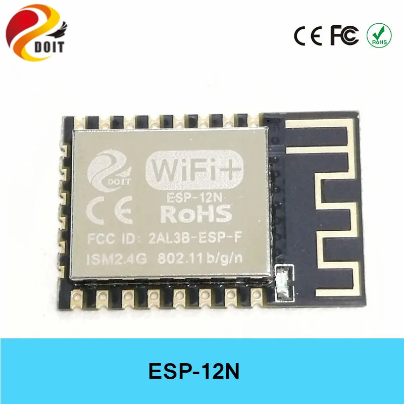

DOIT New Version 1pcs ESP-12N Serial Wireless WiFi Transmission Module Fully Compatible with ESP8266