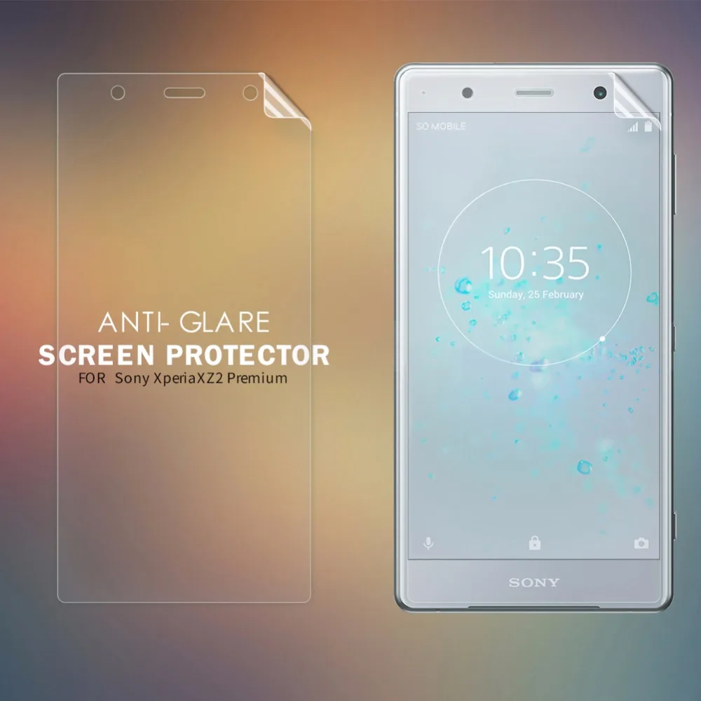 

2 pcs/lot NILLKIN Anti-Glare Matte Screen Protector protective film for Sony Xperia XZ2 Premium with retailed package