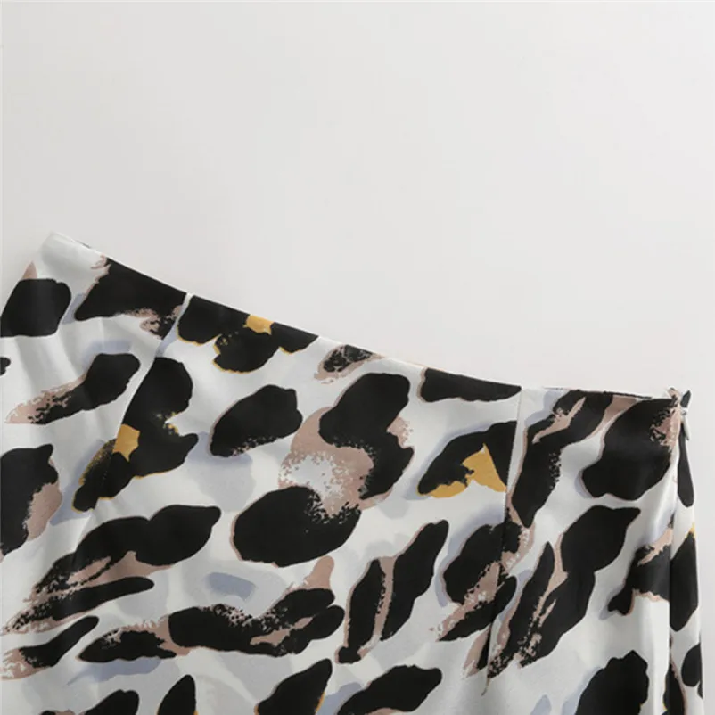 NEW Fashion 2018 style skirts womens Leopard Print High Waist Lady Sexy Casual Cocktail Club Long Skirt Femme Saia S28#N (3)