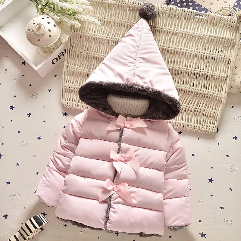 2017-Winter-Baby-casaco-roupas-Girls-Coat-Cotton-Bow-Hooded-Kids-Infant-Parkas-Princess-Style-Outerwear