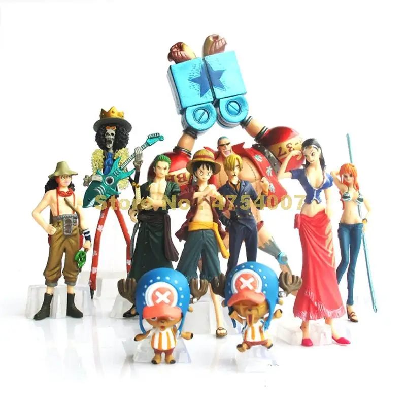 10 шт./компл. Аниме one piece after 2 year pop luffy/nami/zoro/brook экшн-фигурка игрушка | Игрушки и