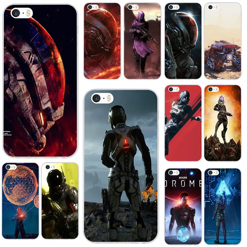 

Pathfinder Mass Effect Andromeda Soft TPU Mobile Phone Cases Fundas for iPhone 7 7plus 6 6S 6Plus 5 5S 5C SE 8 8Plus X XR XS Max