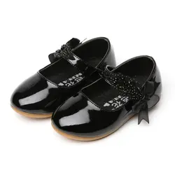 Мода бабочка детская обувь высокого качества из натуральной кожи обувь для девочек Лидер продаж красивые плоские обувь для детей