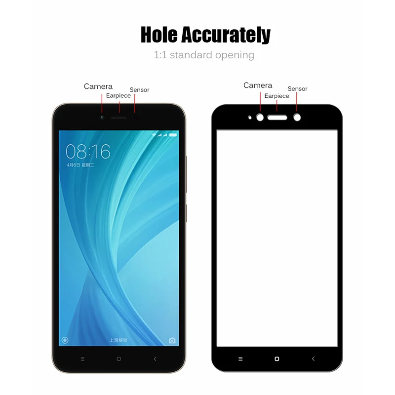 YAMIZOO закаленное стекло для Xiaomi Redmi Примечание 5A протектор экрана на Защитное Pro