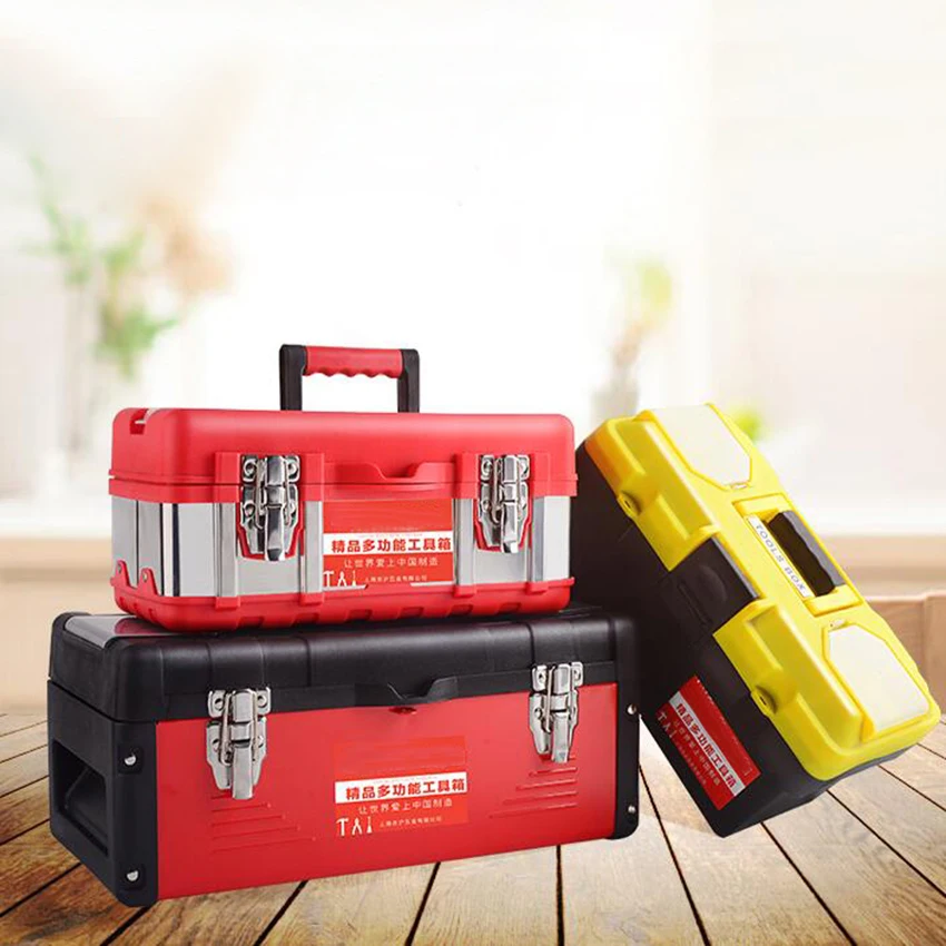 

10/12/14/17 inch Multifunctional Tool Parts Hardware and Tools Tool Storage Box ABS plastic tool box Electrician box