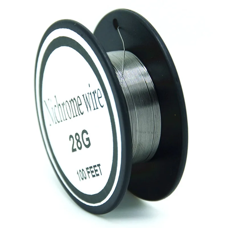 

Nichrome wire 28 Gauge 60 series 100 FT(0.3mm) (1.77oz) Resistance Resistor AWG
