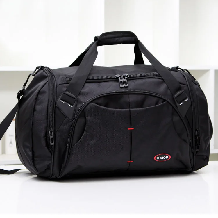 Модная мужская спортивная сумка для зала, женская сумка для фитнеса, путешествий, Сумка с раздельным пространством для обуви, альпинизма, пешего туризма - Цвет: Black