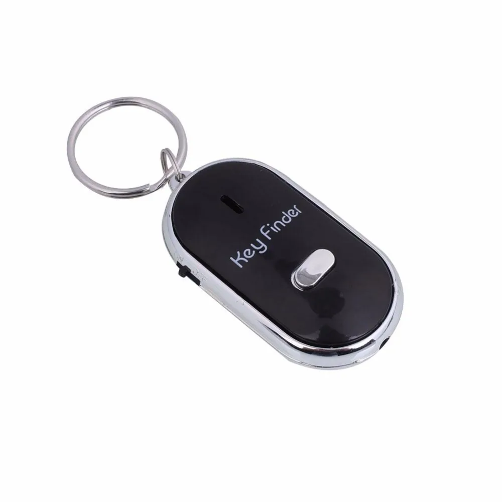 

giantree black LED Red Wireless Anti Lost Key Finder Locator Whistle Sound Key Chain Keychain Elderly children Anti-lost alarm