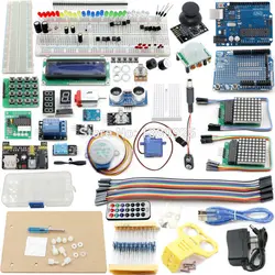 UNO проекта наиболее полного Starter Kit для Ар-Дуино Mega2560 UNO Nano с учебник, UNO R3, LCD1602, Питание, серворуль, т. д