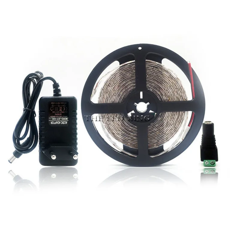 

5050 RGB LED Strip Waterproof DC 12V 5M RGBW RGBWW LED Strips Light Flexible with 3A Power and Remote Control