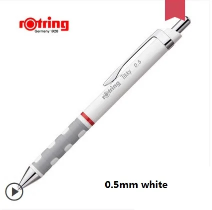 Механический карандаш Rotring 0,7 мм/0,5 мм/1,0 мм/0,35 мм Tikky цветной держатель ручки автоматический карандаш ручка для рисования - Цвет: 0.5mm white