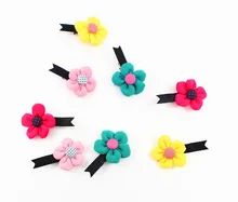 Lindo de moda para mascotas perro gato horquilla flor perrito precioso tocado mascotas productos de aseo de mascotas perros gatos headwear apparel vestuario