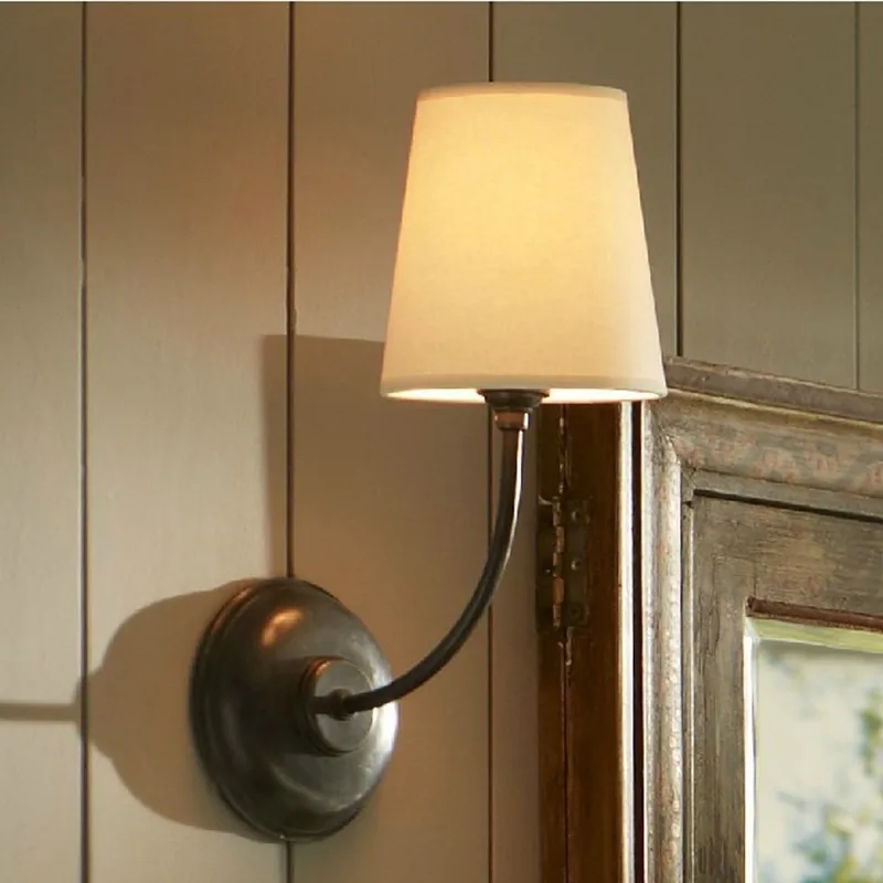Wall Mounted Lamp. Lights On The Wall Wall Mounted Lamp Modern buy vintage fabric lampshade iron wall lamp america style wall mounted bedside lamps wall sconce for home decoration from reliable lamp - Wall Mounted Lamp. Lights On The Wall Wall Mounted Lamp Modern