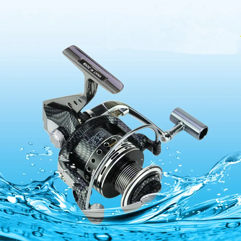 

Spinning Fishing Reel 12+1 Ball Bearing 1000-9000 Series Metal Coil Spinning Reel Gear Ratio 5.5:1 Boat Rock Fishing Wheel