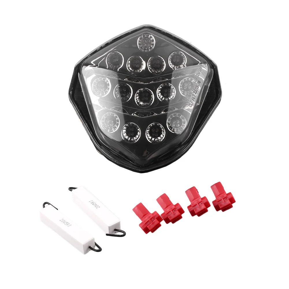 

e-Mark For SUZUKI GSXR1000 GSXR 1000 Integrated Rear LED Turn Signal Light Brake Taillight Tail Lamp 2003-2004