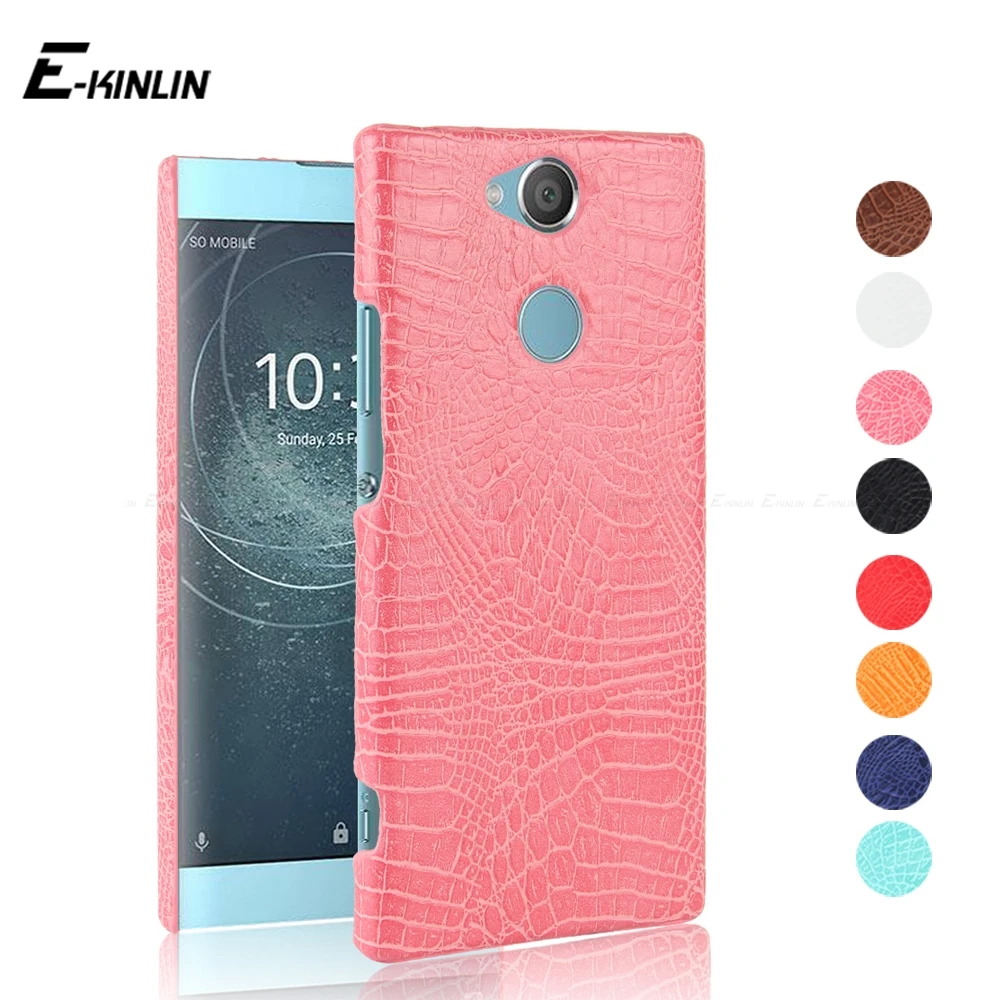 

Crocodile Snake Leather Phone Case Back Cover For Sony Xperia 1 10 XZ3 XZ1 XZ2 Compact XA1 Plus XA2 Ultra XZ Premium XZS L2 L1