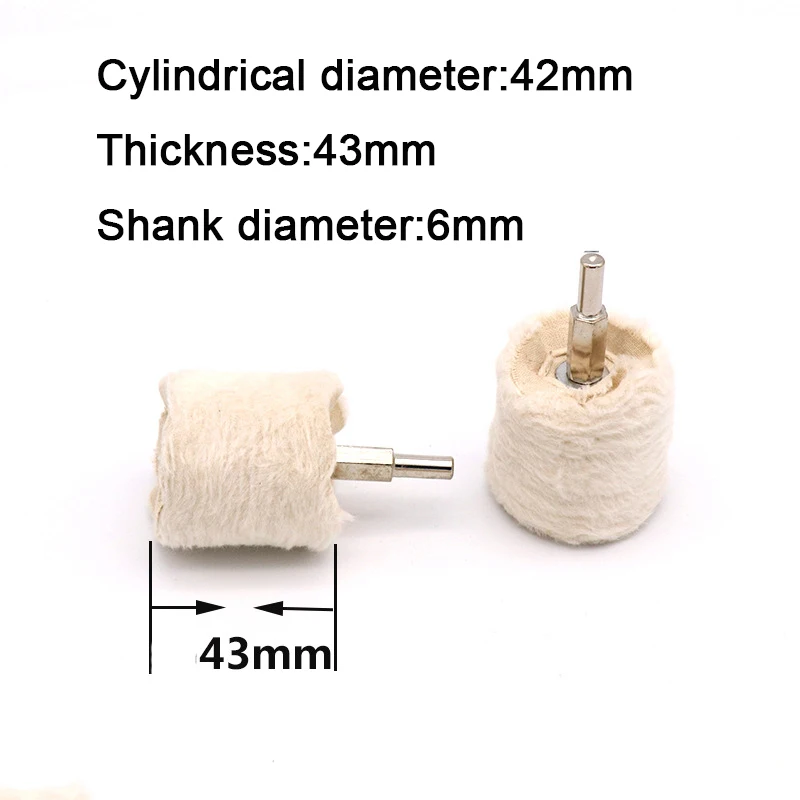 40-90 мм Хлопок купольный конус цилиндрической формы полировочное колесо для мощности насадка в виде щетки 6 мм хвостовик автомобильные
