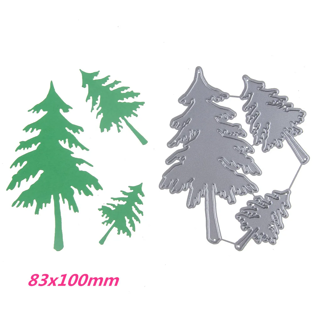 

83x100mm Christmas Tree Making Scrapbook Greeting Card Lace Hollow Metal Cutting Dies Stencil Frame Embossing Template DIY