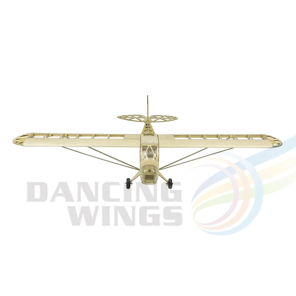 Новый Piper J3 Cub 1200 мм размах крыльев самолетик из пробкового дерева модели RC