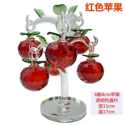 new Crystal apple tree living room decorations modern simple personality wedding gifts | Дом и сад
