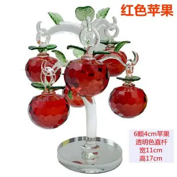 

new Crystal apple tree living room decorations modern simple personality wedding gifts