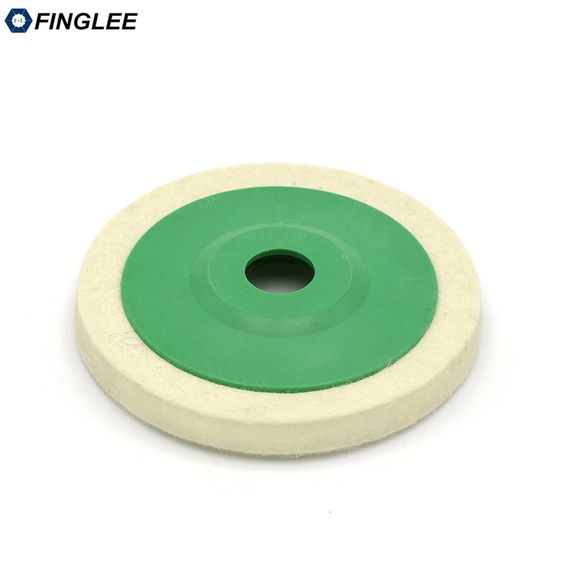 2pcs 5 Inch/125 mm wool felt polishing wheel Angle Grinder buffing Felt Polish Disc for Rotary Tool Abrasive Grinding 22.23mm